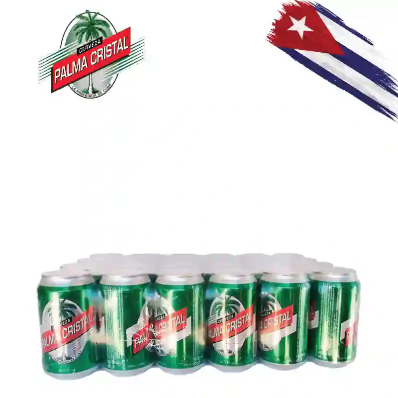 birra palma cristal lattina cerveza cuba